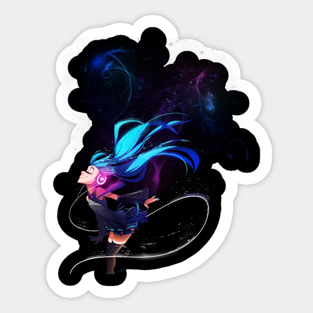 Sound of Color Sticker by WhiteTreeFox